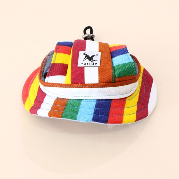 

Colorful Dog Baseball Cap, Multicolor