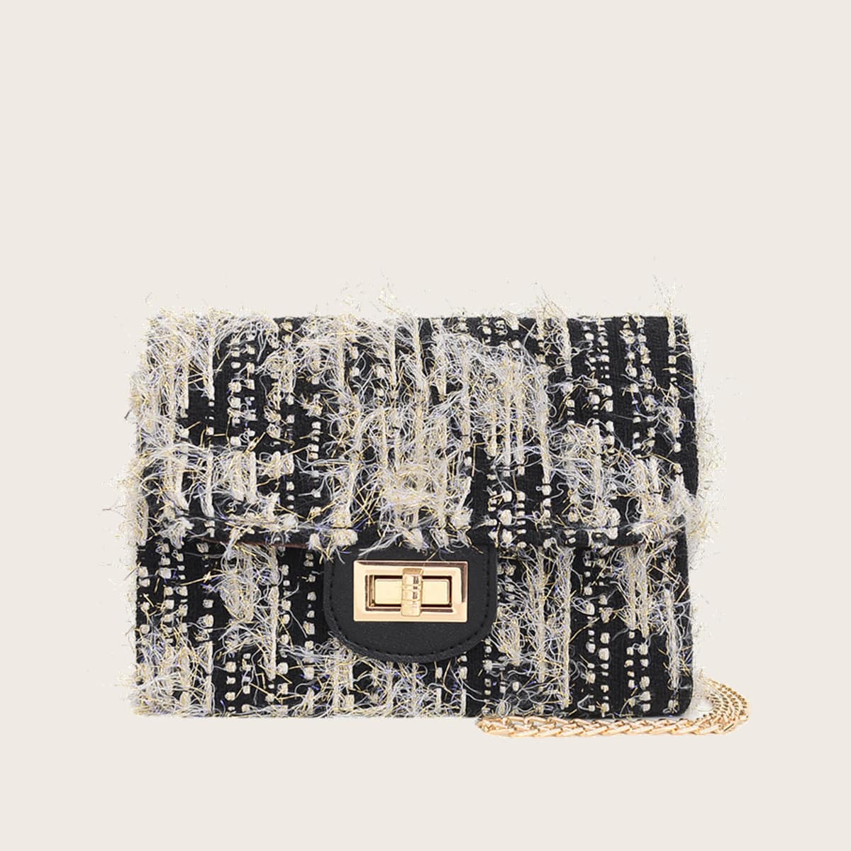 

Tassel Chain Crossbody Bag, Multicolor