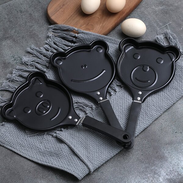 

1pc Random Cartoon Omelette Mold, Black