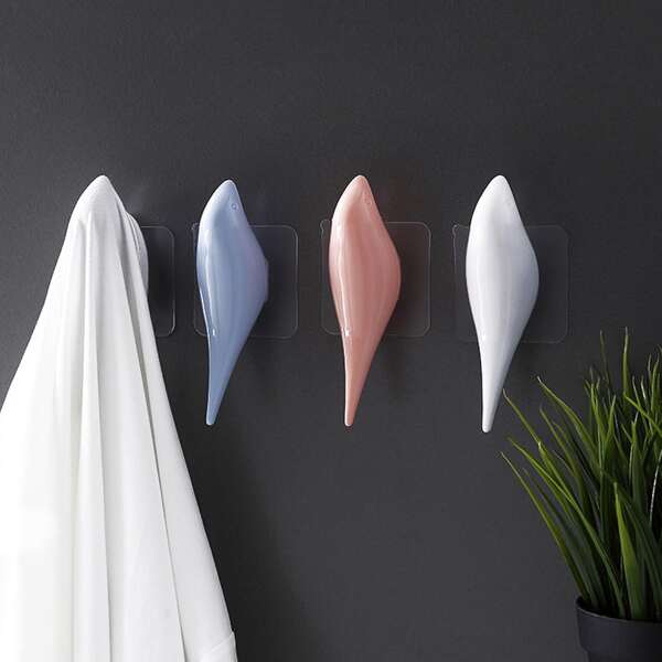 

1pc Bird Shaped Random Wall Hook, Multicolor