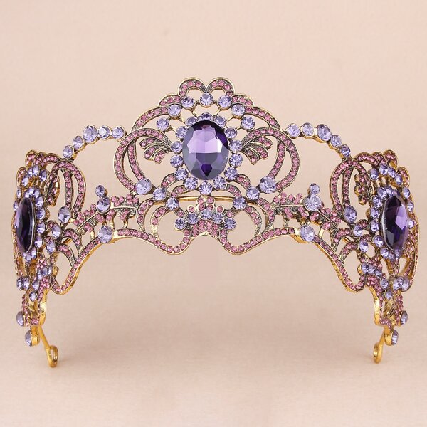

Rhinestone Decor Hair Accessory, Purple