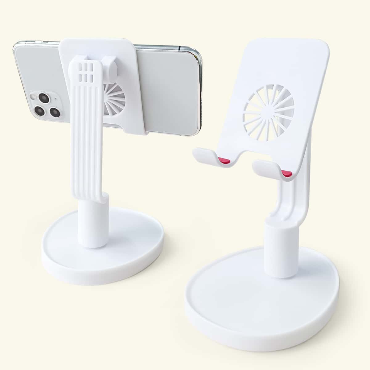 

Desktop Adjustable Phone Holder, White