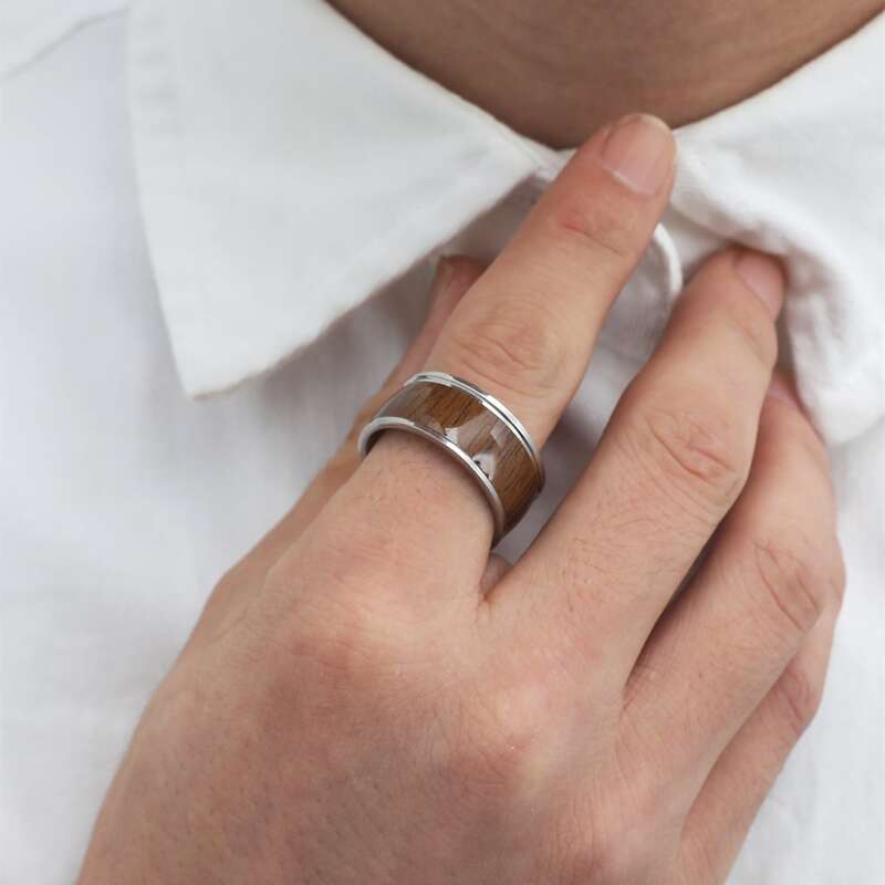 

Guys Simple Ring, Silver