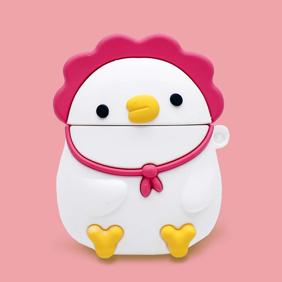 Cartoon Airpods Case, White