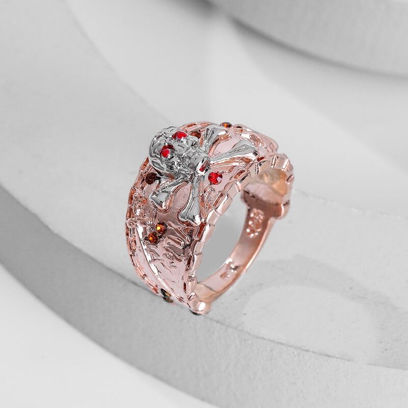 

Guys Skull Design Ring, Pink