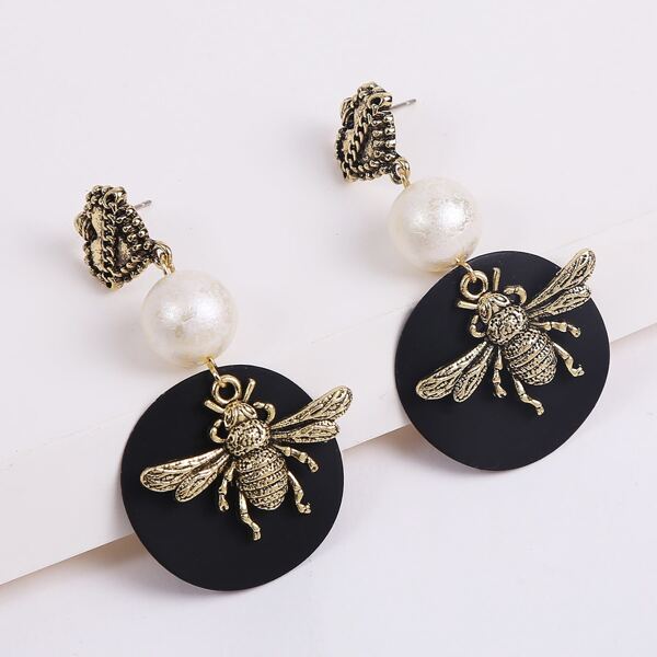 

Bee Decor Drop Earrings, Multicolor
