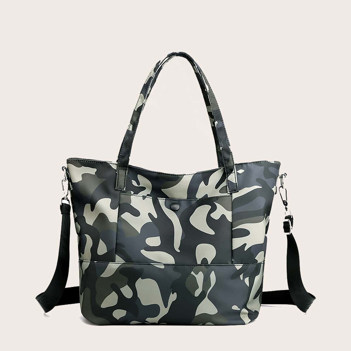 

Guys Camo Tote Bag, Multicolor