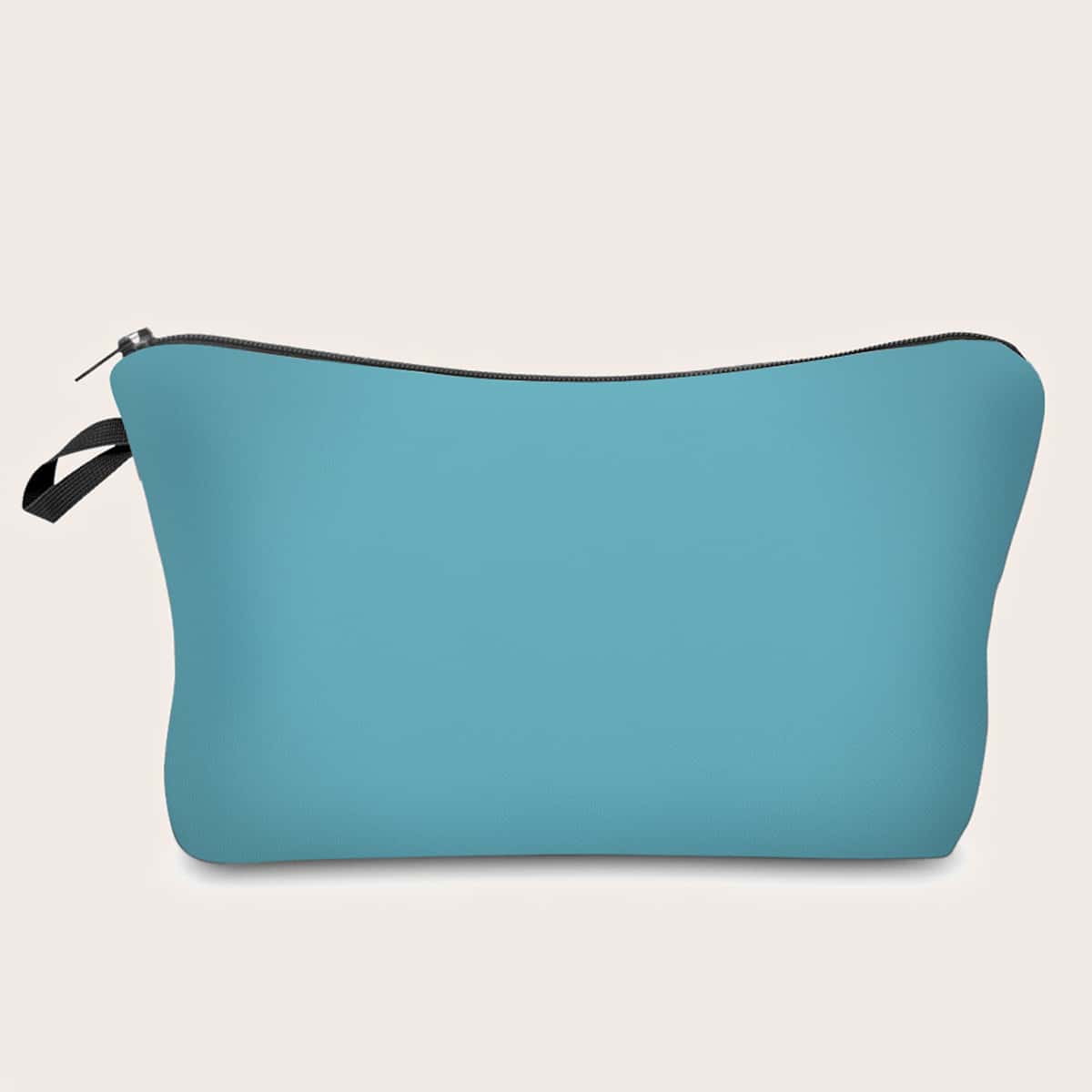 

Solid Makeup Bag, Blue