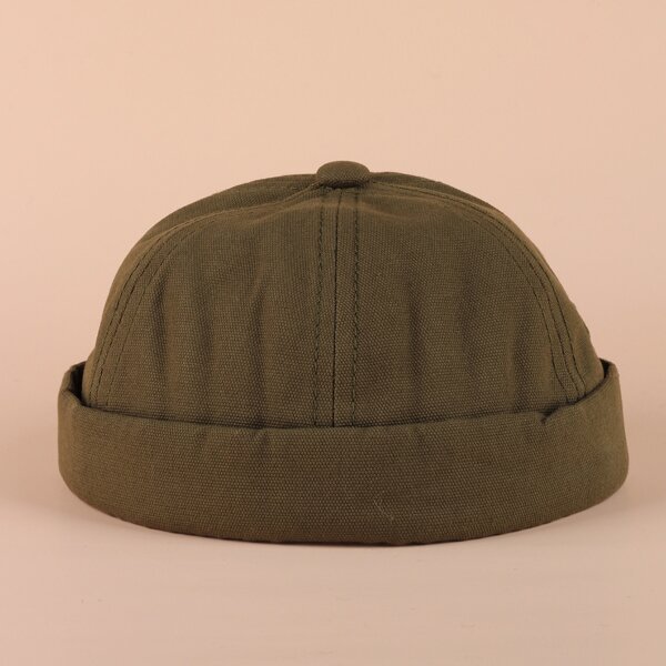 

Toddler Kids Solid Landlord Hat, Army green