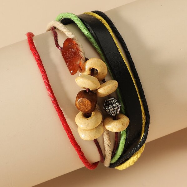 

Colorful Layered Bracelet, Multicolor