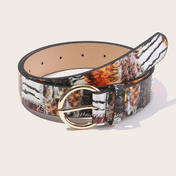 

Metal Buckle Belt, Multicolor