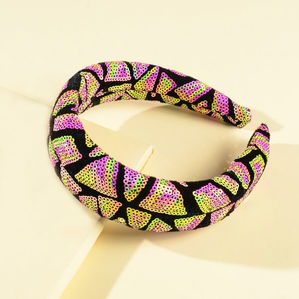 

Sequin Decor Hair Hoop, Multicolor