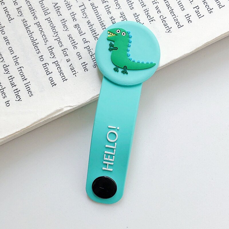 

1pc Dinosaur Data Cable Organizer, Green