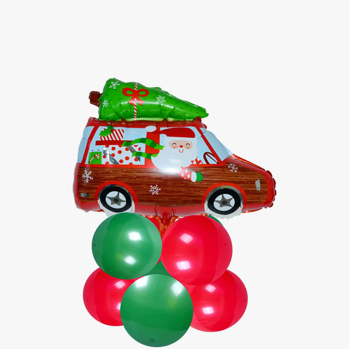 

11pcs Santa Claus Balloon Set, Multicolor