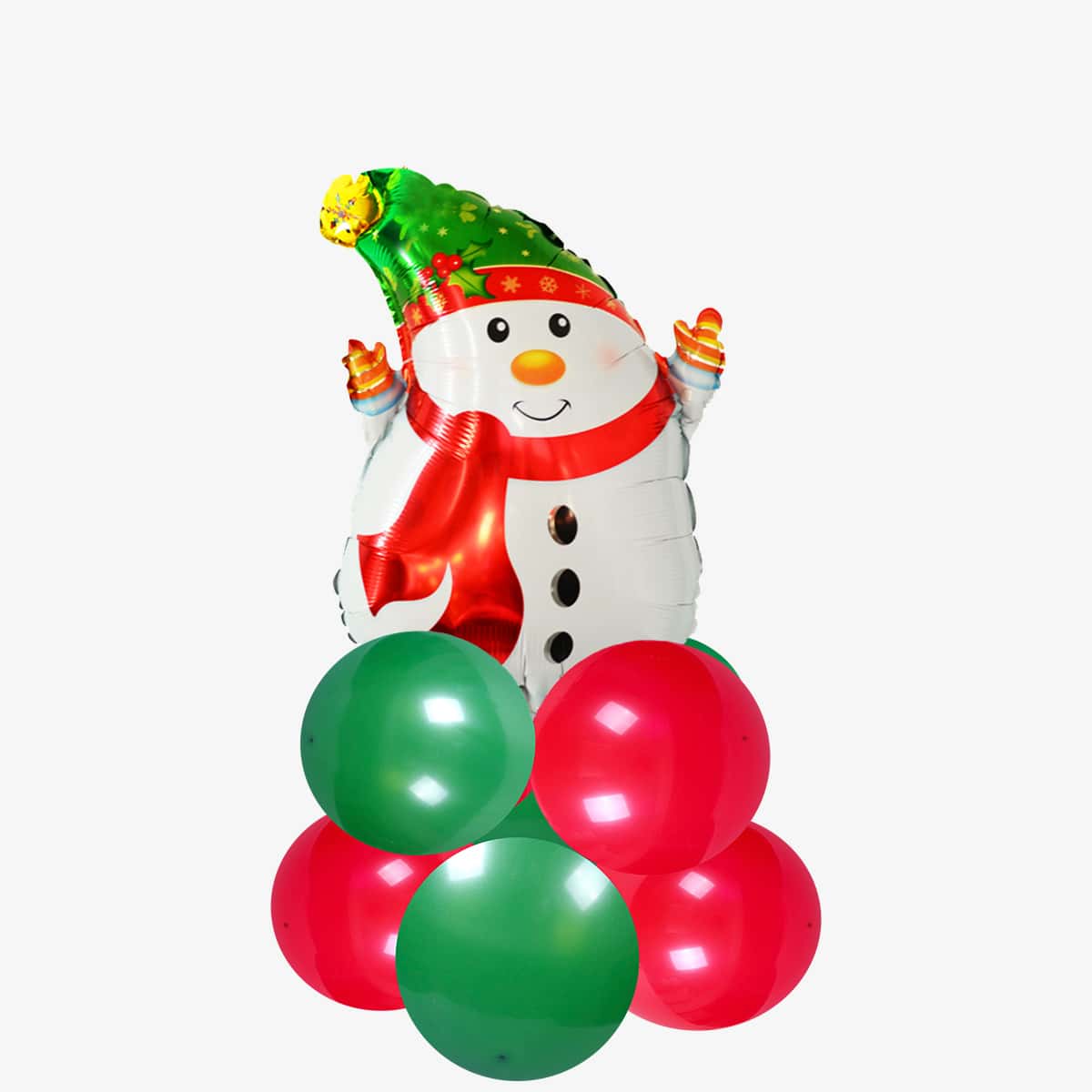 

11pcs Santa Claus Balloon Set, Multicolor
