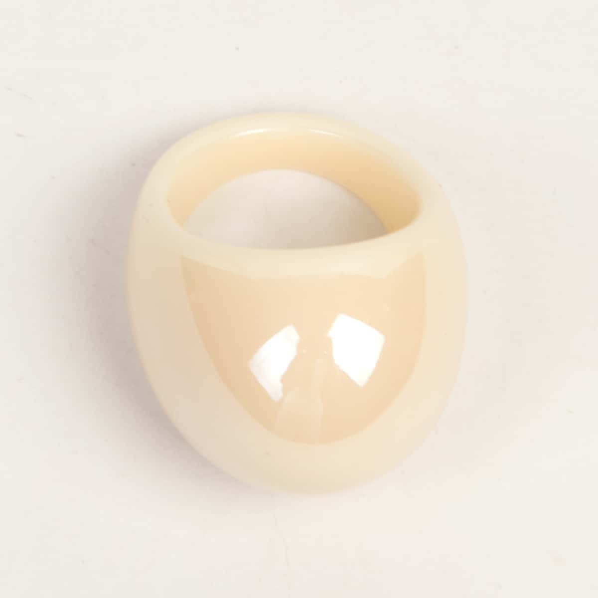 

Simple Plain Ring, Beige