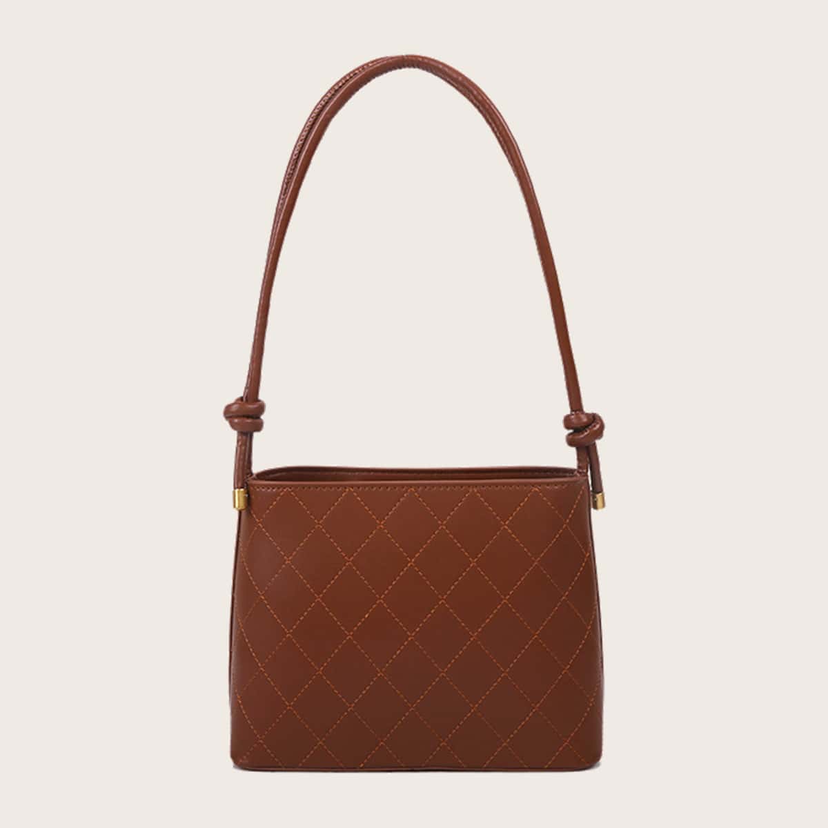 

Knot Adjustable Strap Crossbody Bag, Brown