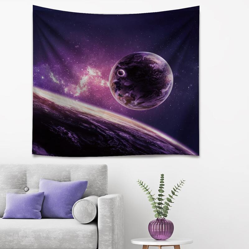 

Planet Print Tapestry, Multicolor