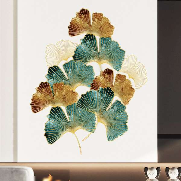 

Ginkgo Biloba Print Wall Sticker, Multicolor
