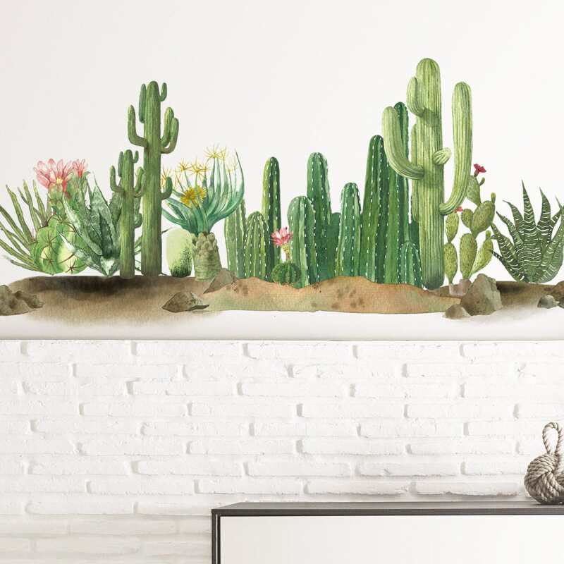

Cactus Print Wall Sticker, Multicolor