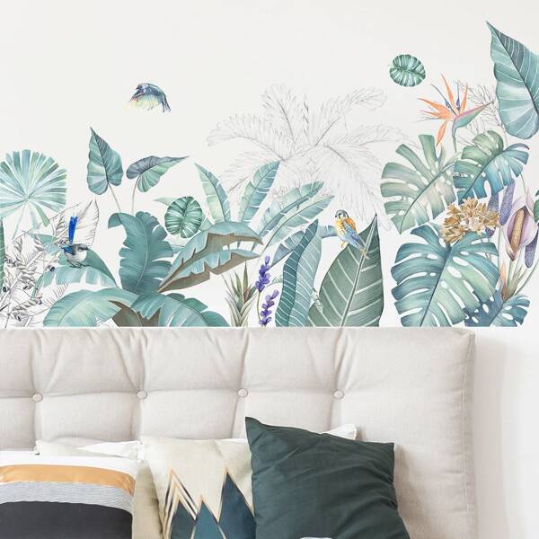

Plant Print Wall Sticker, Multicolor