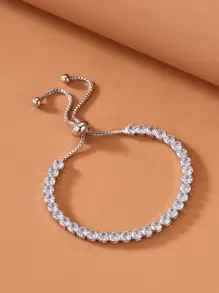 1 Pieza Pulsera De Nudo Corredero De Piedra Vintage De Moda