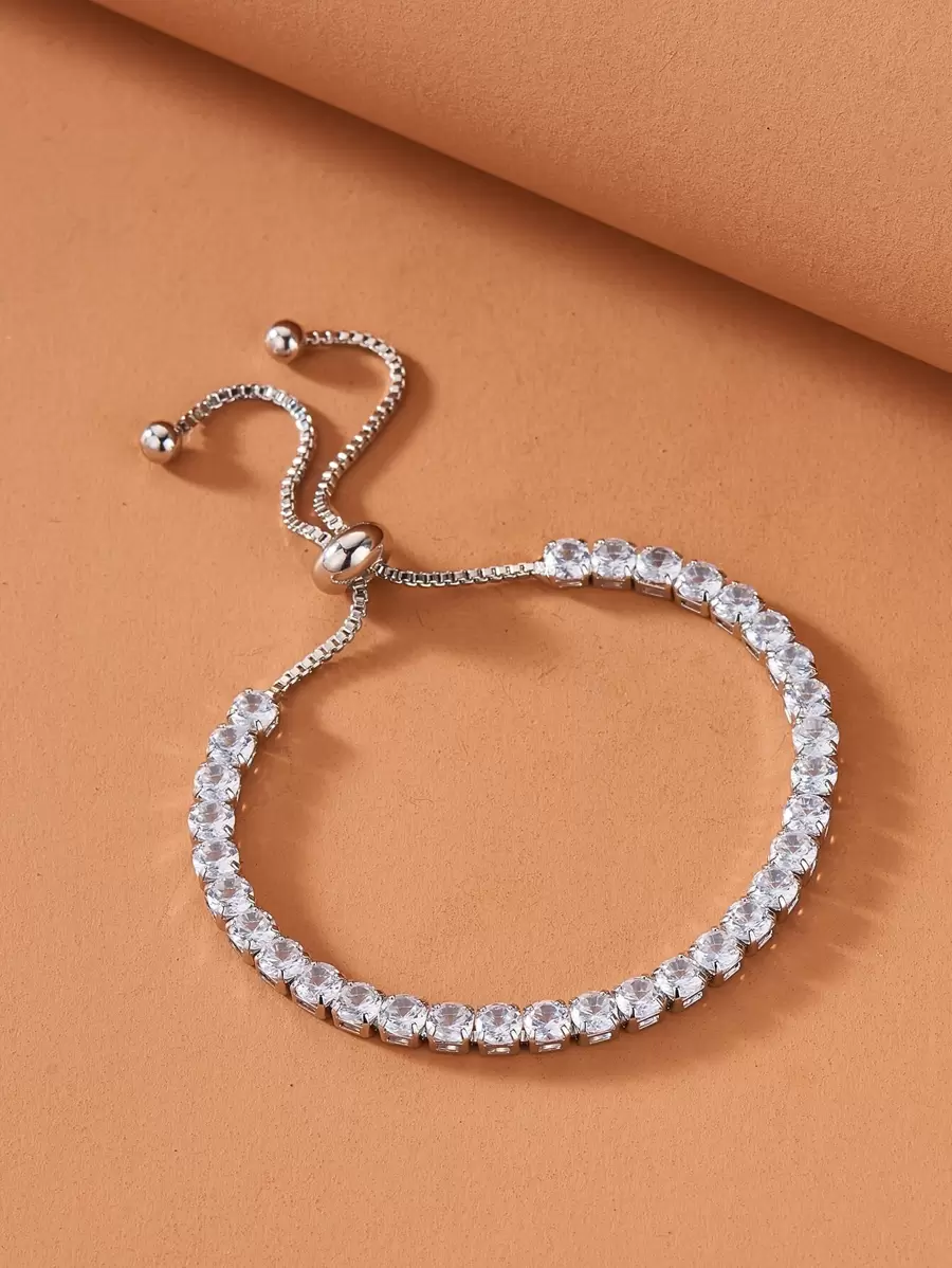 1 Pieza Pulsera De Nudo Corredero De Piedra Vintage De Moda