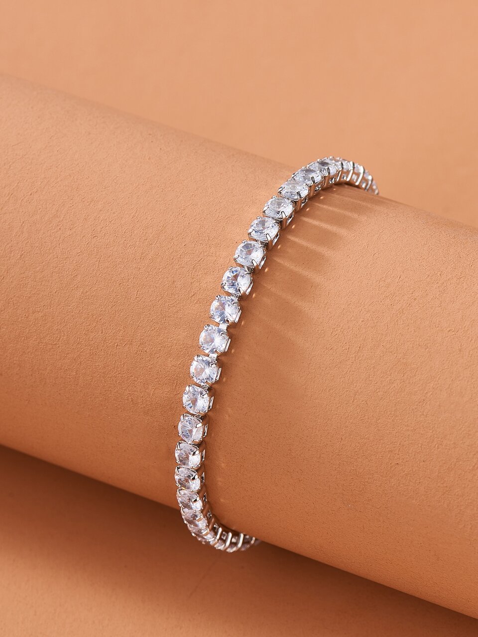 1pc Fashionable Vintage Stone Sliding Knot Bracelet