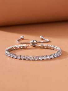 1 Pieza Pulsera De Nudo Corredero De Piedra Vintage De Moda