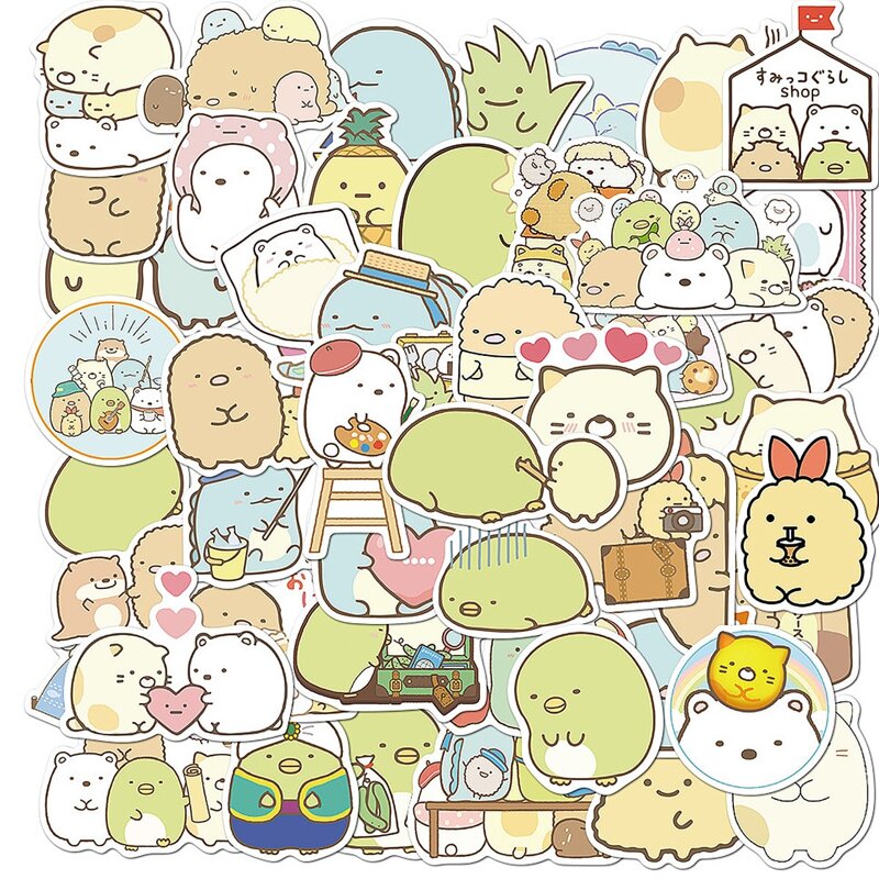 

50pcs Cartoon Graphic Sticker, Multicolor