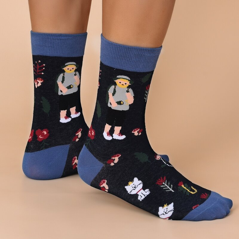 

Guys Figure Graphic Socks, Multicolor