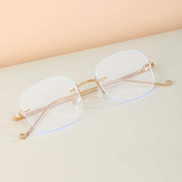 

Minimalist Rimless Eyeglasses