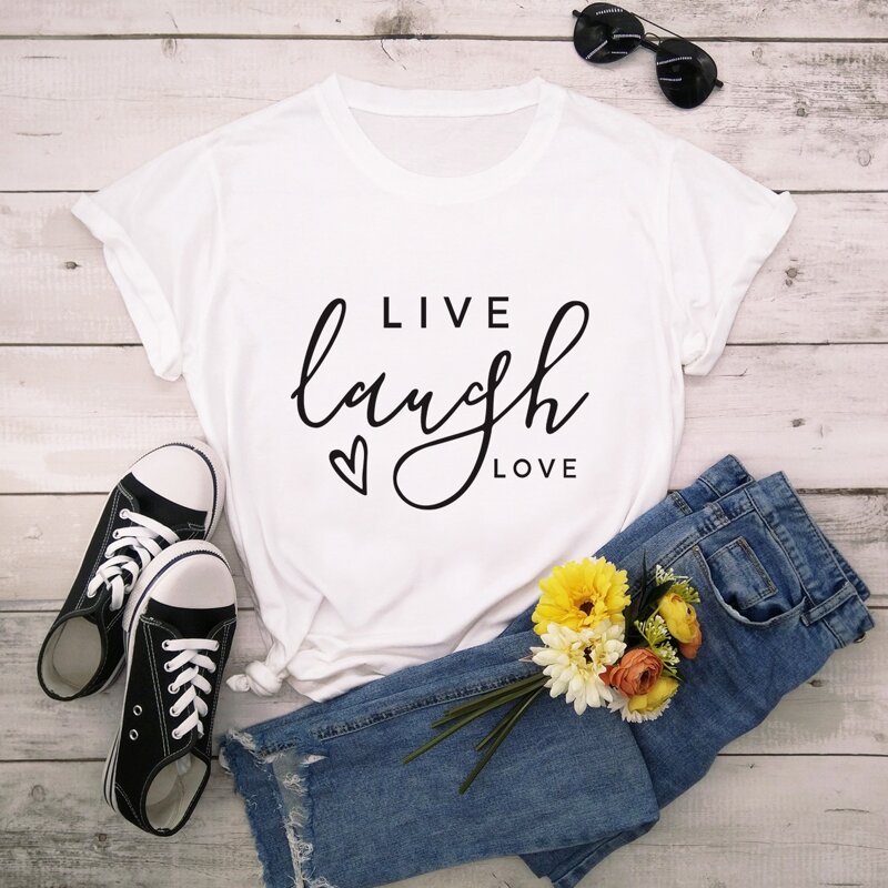 

Letter Heart Graphic Tee, White