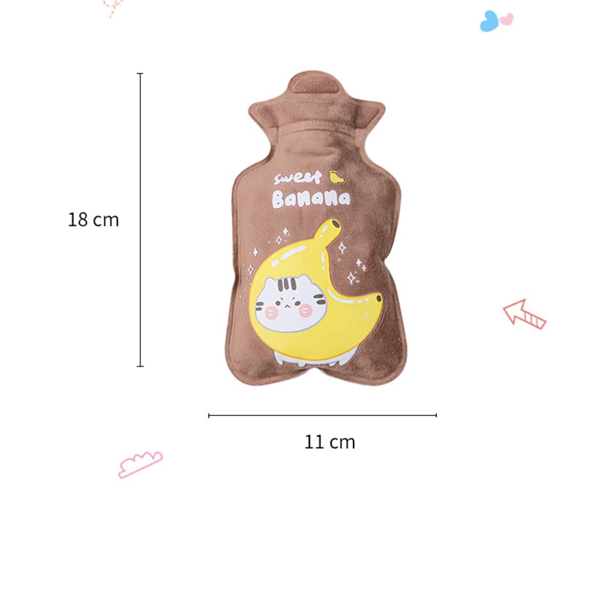 

1pc Random Cartoon Hot Water Bottle, Multicolor