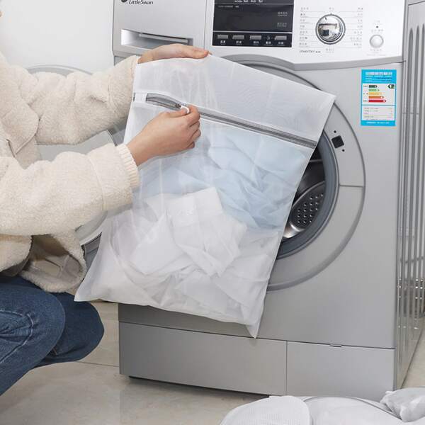 

5pcs Mesh Laundry Bag, Light grey