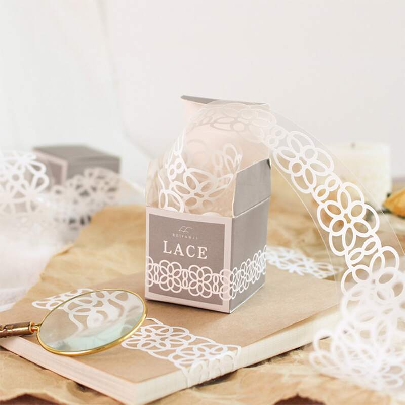 

1roll Random Hollow Lace Tape, White