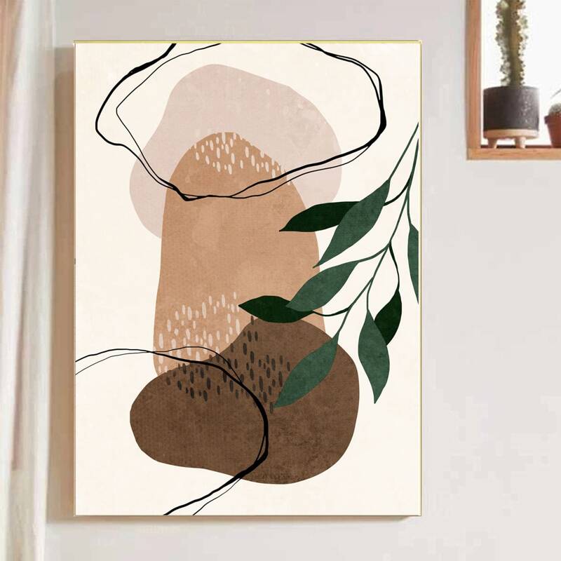 

Abstract Pattern Wall Painting Without Frame, Multicolor