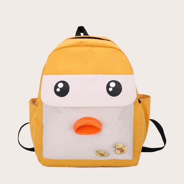 

Girls Cartoon Design Backpack, Yellow