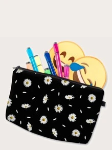 Bolsa de maquillaje con estampado de margarita - Multicolor - Ver 6