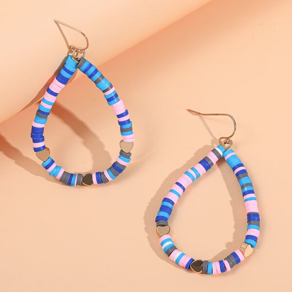 

Soft Ceramic Waterdrop Drop Earrings, Multicolor