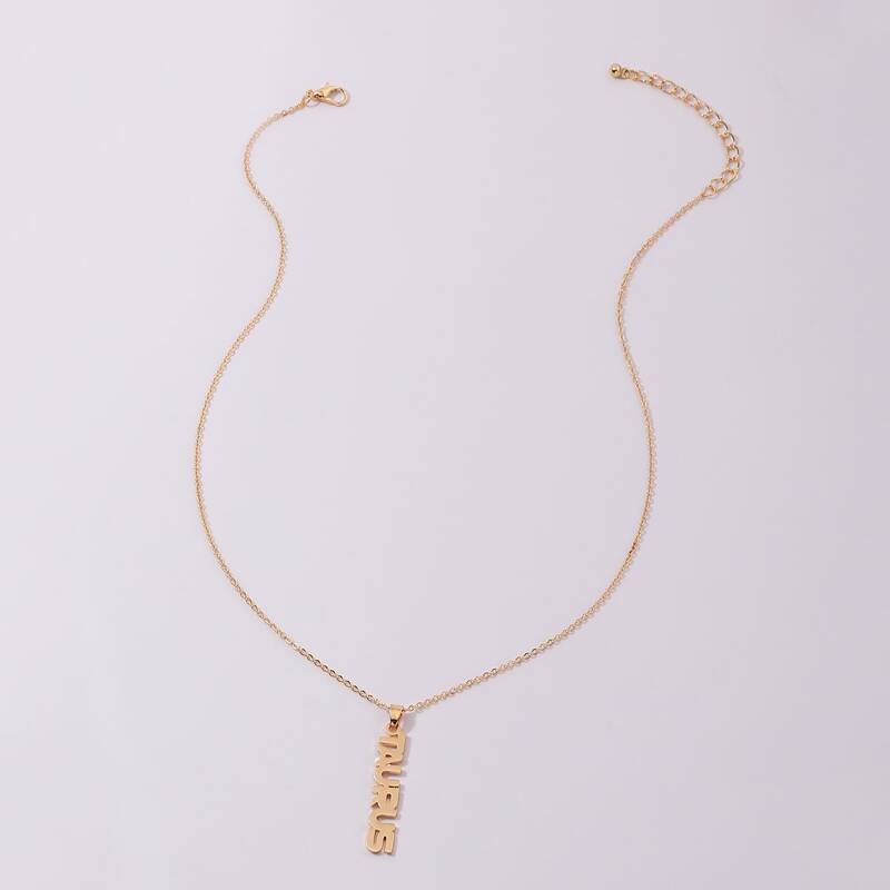 

Constellation Letter Charm Necklace, Gold