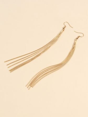 1 pièce À Franges En Métal Pendants D'oreilles Cuivre Bijou