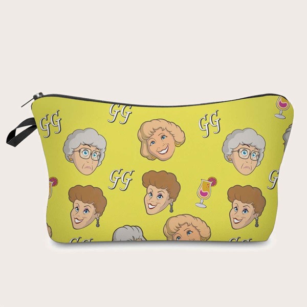 

Figure Graphic Makeup Bag, Multicolor