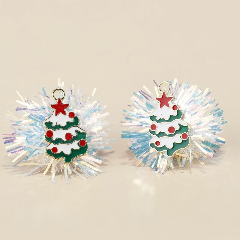 

Christmas Tree Decor Stud Earrings, Multicolor