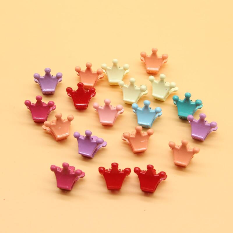 

20pcs Random Crown Grabbing Clip, Multicolor