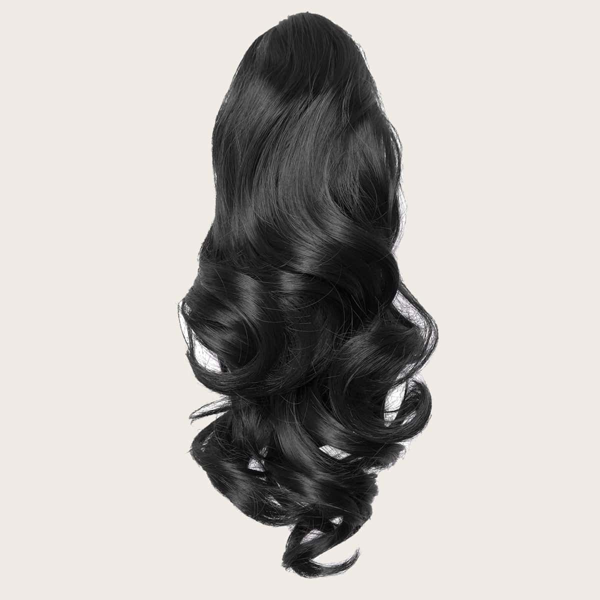 

Natural Curly Ponytail Wig, Black