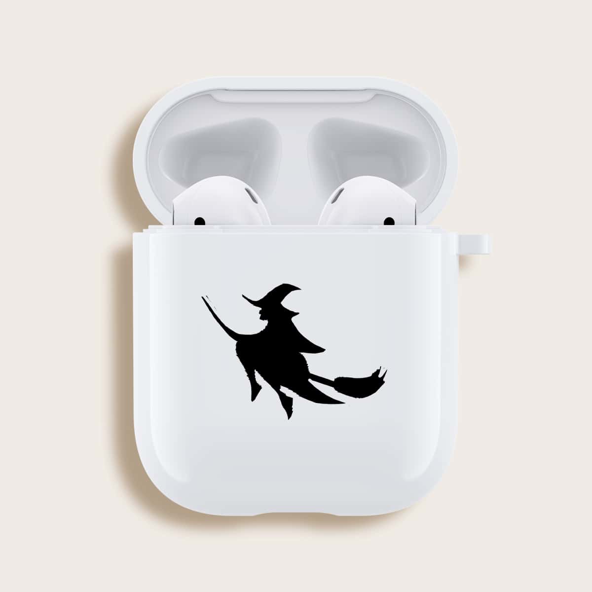 

Halloween Witch Airpods Case, White