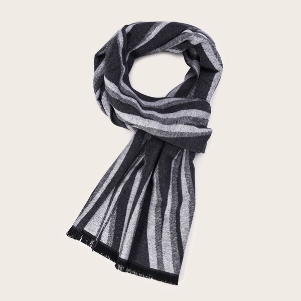 

Men Striped Scarf, Multicolor