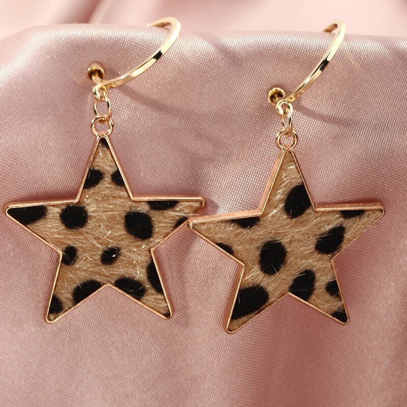 

Star Drop Earrings, Multicolor