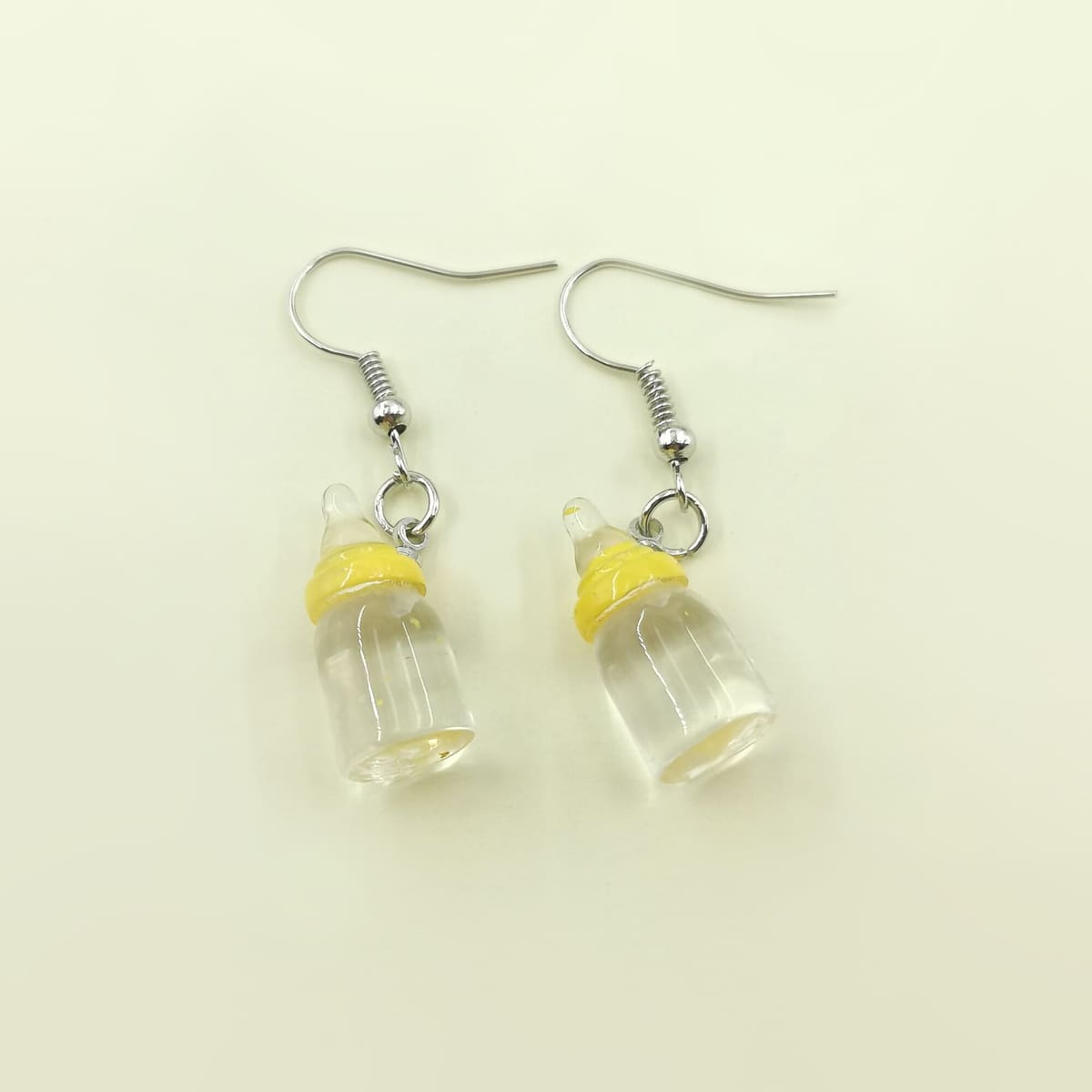 

Bottle Drop Earrings, Yellow